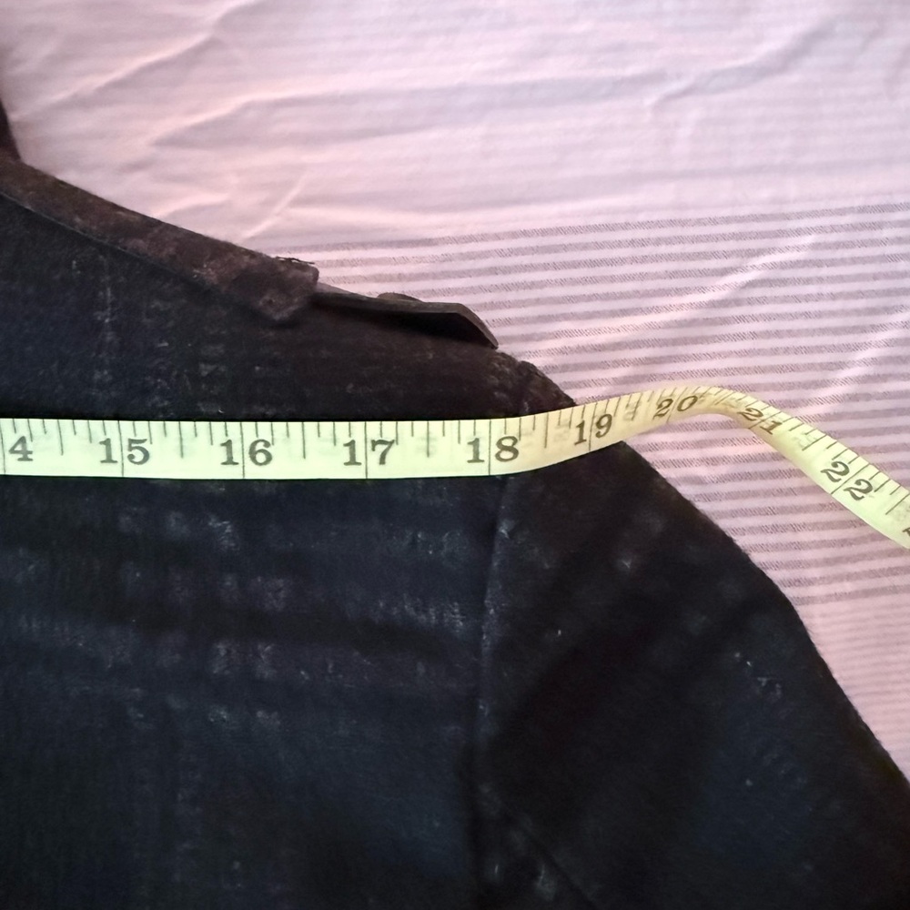 Rudsak Mens Black/charcoal Wool/Leather coat - Picture 3 of 15